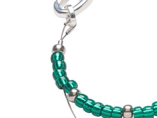 Step 6: Jump ring attaches bracelet to clasp